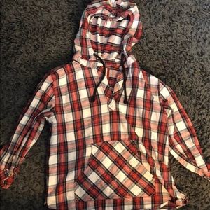 Forever21 size Large Plaid overthrow